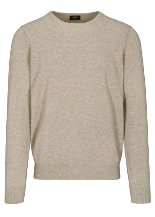 COMMANDER Finest Clothing - Rdh.-Pullover Basic, uni irish cream mel. - Gr. - XL