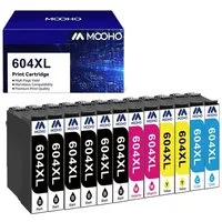 MOOHO 604XL für Epson 604 XL Multipack XP-3200 XP-3205 XP-4200 XP-4250 Tintenpatrone (WorkForce WF-2910DWF WF-2930DWF WF-2935DWF WF-2950DWF)