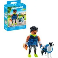 Playmobil® Jogger mit Border Collie (71740), Playmobil My Life Konstruktions-Spielset, (7 St)