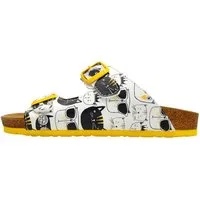 DOGO Stella Pantolette Patch Fish Damen Sandalen, Stella Pantolette Pantolette Handgefertigt