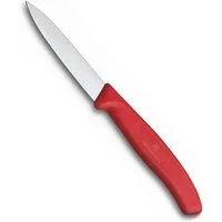 Victorinox Gemüsemesser Swiss Classic Gemüsemesser mit extra scharfer Klinge, 11 cm Länge, Robuster Kunststoff-Griff, spülmaschinengeeignet, Made in Switzerland
