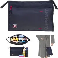 ELEPHANT Kulturbeutel groß Kulturtasche Washbag Herren Damen Kosmetiktasche, wasserabweisend Sauna Reise Sport Tasche Kosmetiktasche Dark