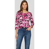 Rabe 3/4-Arm-Shirt Sommershirt mit grafischem Muster