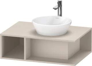 Duravit D-Neo Konsolenwaschtischunterbau wandhängend Taupe Matt 800x550x260 mm - DE495809191 DE495809191