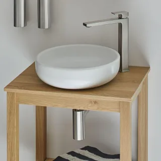 Herzbach Ceo Geruchsverschluss 36.485800.1.14 edelstahlfinish, rund