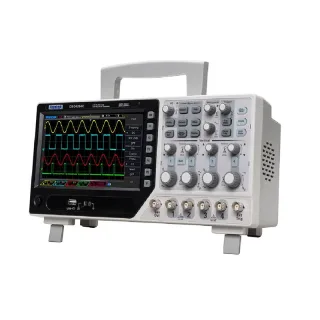 EU Direct Hantek DSO4254C Digital Oscilloscope 4 Channels 250Mhz LCD PC Portable USB Oscilloscopes +EXT+DVM+Auto Range F