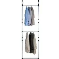 Ruco Teleskopregal, Aluminium/Kunststoff, ideal für begehbare Kleiderschränke
