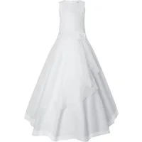 Märchenburg Satinkleid Kommunionkleid, Satinkleid, ÜBERGRÖSSEN f. Starke MÄDCHEN, m. Reifrock - KOMMUNIONKLEID - Kirschblüte 2026 -
