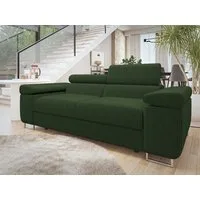 MIRJAN24 Sofa Torezio 2 Cord, Einstellbare Kopfstützen, 198x102x70-90 cm