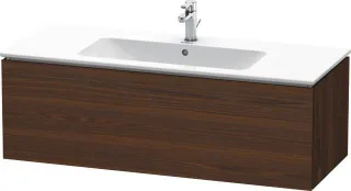 Duravit L-Cube Waschtischunterbau wandhängend Nussbaum gebürstet Matt 1220x481x400 mm - LC614306969 LC614306969