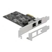 PCI Express x2 Karte auf 2 x RJ45 2,5 Gigabit LAN RTL8125, LAN-Adapter