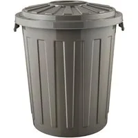 keeeper Mülltonnenbox keeeper Maxi-Tonne mit Deckel 23 l 41.60 x 35.10 x 34.70 cm Silber (1 St)