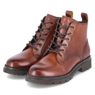 Salamander Schnürstiefeletten - Gr. 38 - Braun - Glattleder