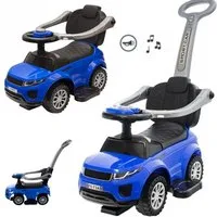 COIL Rutscherauto Babyrutscher, Kinderauto, Schiebeauto, 3in1, mit Druckgriff, interaktives Lenkrad, Musik- und Hupenknöpfe, ab 12 Monaten