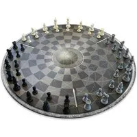 Mikamax Spiel Schach für drei Schachspiel mit 48 Schachfiguren
