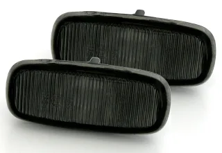 2 Stück Seitenblinker Blinker Schwarz für Audi A2 A3 8L A4 B5 A6 4B A8 4D TT 8N