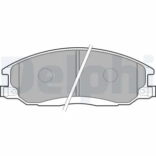 Delphi Bremsbel?ge vorne Daewoo Hyundai Ssangyong