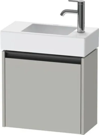 Duravit Ketho.2 Waschtischunterbau wandhängend Betongrau Matt 484x238x440 mm - K25072R07070000 K25072R07070000