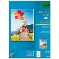 Sigel Fotopapier Everyday Plus, hochglänzend und sofort trocknend