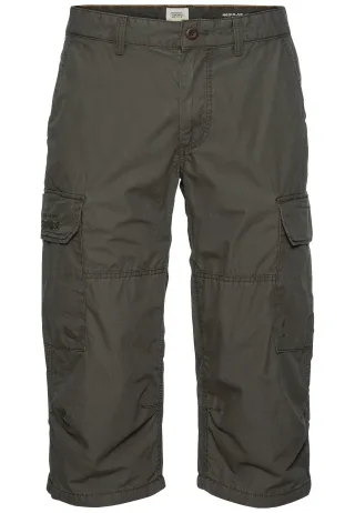 camel active - Regular Fit 3/4 Cargo Shorts leaf green