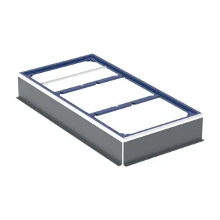 Geberit Duofix Installationsrahmen 551509001 80 x 160 cm, für Duschfläche, für 10 Füße
