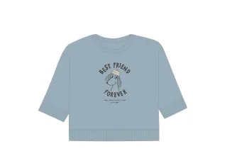 STACCATO - Kn.-Sweatshirt cloud blue - Gr. - 80