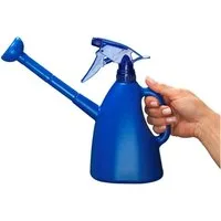 WENKO Gießkanne 2in1 Giesskanne und Pflanzensprüher Blumengießkanne Sprühflasche (1-tlg), 800ml Inkl. Brausekopf und 2 Sprühkopf-Verlängerungen