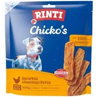 Rinti Chicko Knusprige Hähnchenstreifen Megapack 500 g - 5 Stück / Sparpak, für: Hund