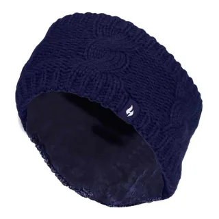 Damen Kabelstrick Fleece gefüttertes thermisches Winter Ohrwärmer Stirnband