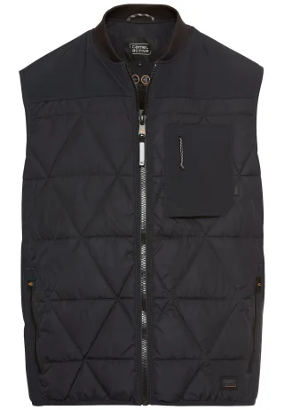 camel active - Leichte Weste aus wasserabweisendem Material dark navy - Gr. - M
