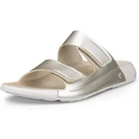 Ecco COZMO W Pantolette Sommerschuh, Schlappen mit zwei Klettverschlussriemen