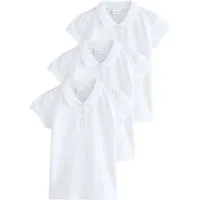 Next Poloshirt Kurzärmelige Mädchen-Polohemden Baumwolle 3er-Pack (3-tlg)