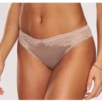 LASCANA Slip Alana mit hohem Seidenanteil und edler Spitze