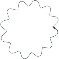 Bradas Spalier Pflanzenstütze Staudenhalter 40cm Kletterpflanzen wellenförmig Schutz