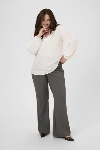 Langarm-Bluse KCmilia Langarm-Bluse Regular fit white
