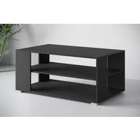 Home affaire Couchtisch Kenia (1-St), Rechteckiger Kaffetisch, 100x66 cm, mit 2 Ablageböden