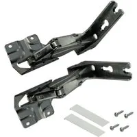 Trade-Shop Montagezubehör Türscharnier-Set passend für Bosch/Siemens 12004051 00267189 00267190, Geeignet für oben und unten am Kühlschrank / Gefrierschrank