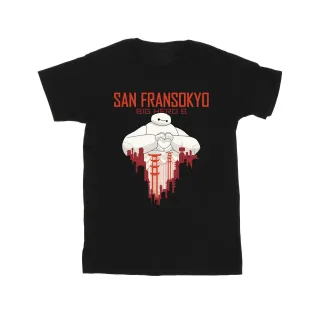 Disney - "Big Hero 6 San Fransokyo" T-Shirt für Herren (Schwarz)