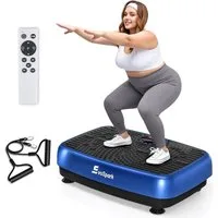Vivitar Vibrationsplatte Vibrierende Schüttelplattform für das Ganzkörper-Fitnesstraining, (maximale Vibrationsgeschwindigkeit 99rpm, 108 Widerstandsstufen, bestes Gerät für Heimfitness für Männer und Frauen, kompaktes Design), für Lymphdrainage, Gan