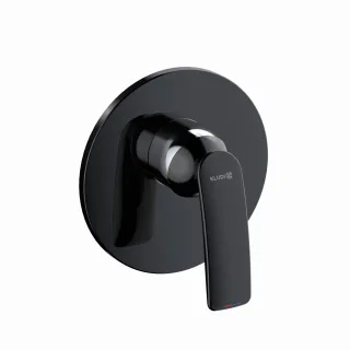 Kludi BALANCE Unterputz-Brausearmatur m. Funktionseinh für 88022,mattschw/chr, 527558775 527558775