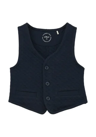 s.Oliver - Indoor-Weste blau - Gr. - 80