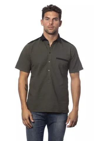 Strukturiertes Henley-Shirt