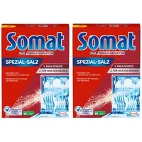 Somat Spezial-Salz 2 x 1,2kg Spülmaschinensalz (Doppelpack, [2-St. für Kalk-Schutz & bessere Geschirrspülleistung)