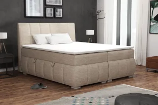 Boxspringbett Schlafzimmerbett VINCENZA 200x200cm inkl.Bettkasten
