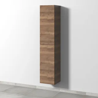 Sanipa 3way Hochschrank mit 2 Türen, Eiche-Tabak SM09250