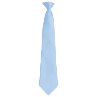 Premier - "Colours Fashion" Krawatte Zum Anklemmen für Herren/Damen Unisex (Mittelblau)