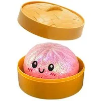 OLi Jumboball Heißer Glitzer-Dumpling-Squishy-Überraschungsbox: Bunte -Sensorik-Fidg, Spielzeuge, Anti-Stress-Quetschbälle