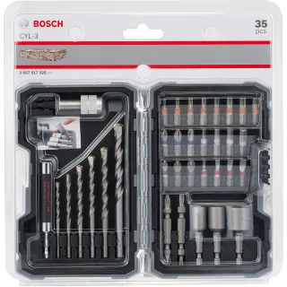 Bosch Bohrer- und Schrauber Set PRO Beton, 35-teilig - 2607017326