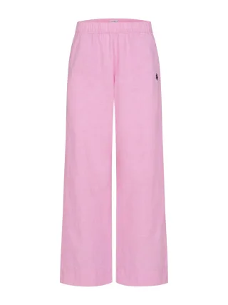 U.S. Polo Assn. Damen Leinenmix Hose mit elastischem Bund