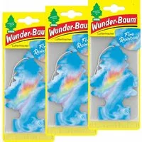 Wunder-Baum Raumduft Fire Rainbow 3er Duftbäumchen Wunderbaum Beere Apfel Melone